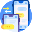 smartphone,speech bubble,communications,chat box,chat bubble